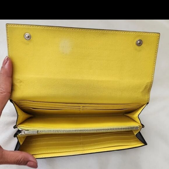 Celine  Long Black Snap Wallet - Picture 6 of 8